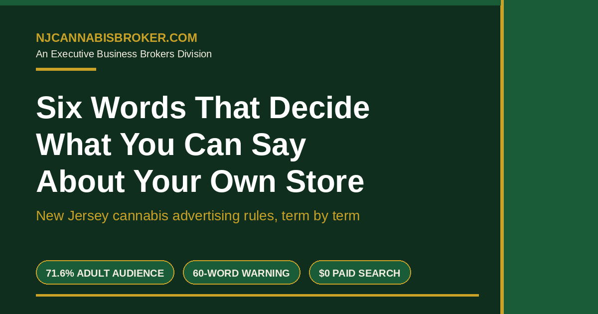 Six Words That Decide What You Can Say About Your Own Store