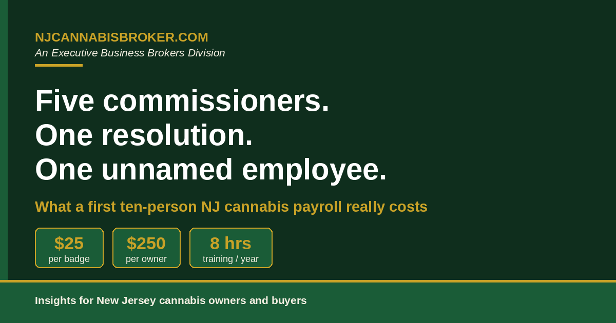Five Commissioners, One Resolution, One Employee Who Is Not Named in It